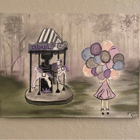 Original Whimsical Painting - Picture 6 of 7